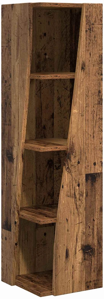 Kampinė spintelė 27,5x27x102cm Apdirbta mediena Senas medis