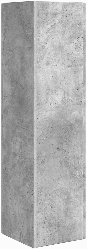 Kampinė spintelė 27,5x27x102cm Apdirbta mediena Betono pilka