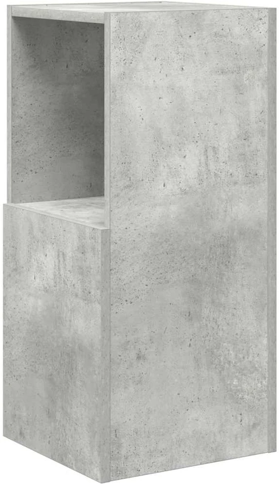 Kampinė spintelė 30,5x30x65cm Apdirbta mediena Betono pilka