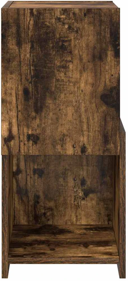 Kampinė spintelė 30,5x30x65cm Apdirbta mediena Rūkyta ąžuolas