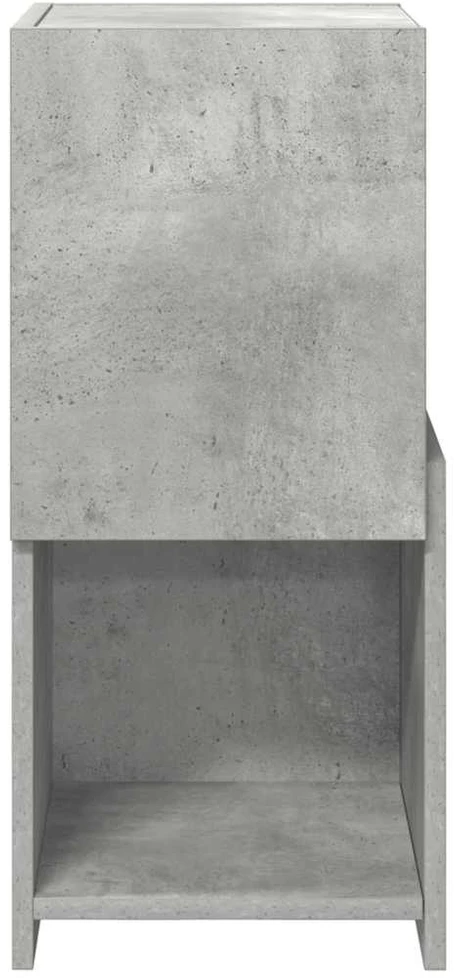 Kampinė spintelė 30,5x30x65cm Apdirbta mediena Betono pilka