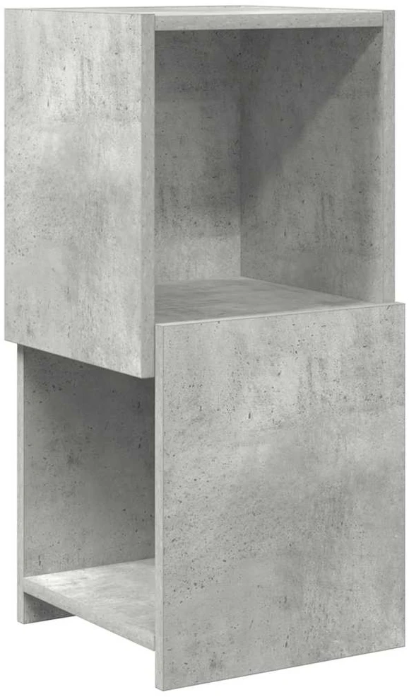 Kampinė spintelė 30,5x30x65cm Apdirbta mediena Betono pilka