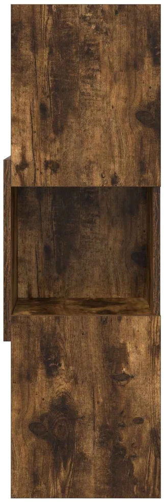 Kampinė spintelė 30,5x30x95cm Apdirbta mediena Rūkyta ąžuolas