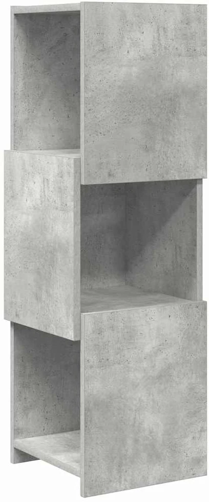 Kampinė spintelė 30,5x30x95cm Apdirbta mediena Betono pilka