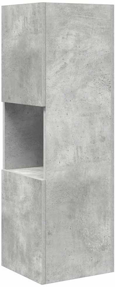 Kampinė spintelė 30,5x30x95cm Apdirbta mediena Betono pilka