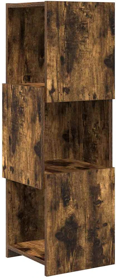 Kampinė spintelė 30,5x30x95cm Apdirbta mediena Rūkyta ąžuolas