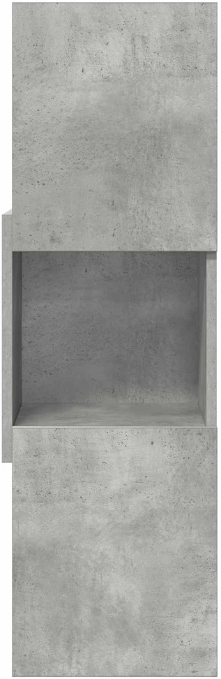 Kampinė spintelė 30,5x30x95cm Apdirbta mediena Betono pilka