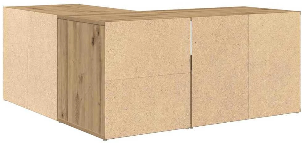 Kampinė spintelė, artisano ąžuolo, 160x40x45cm, mediena