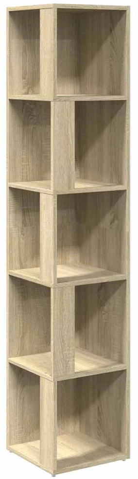 Kampinė spintelė, ąžuolo, 33x33x164,5cm, apdirbta mediena