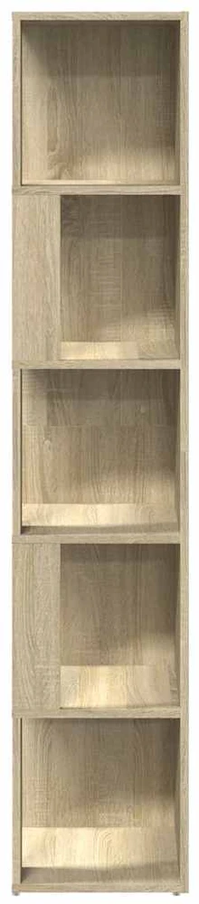 Kampinė spintelė, ąžuolo, 33x33x164,5cm, apdirbta mediena