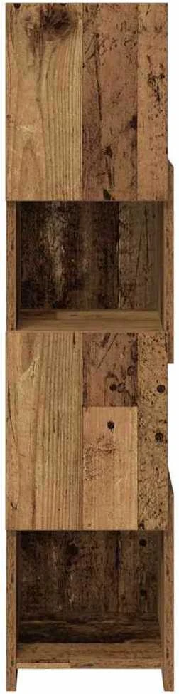 Kampinė spintelė 25,5x25x102cm Apdirbta mediena Senas medis
