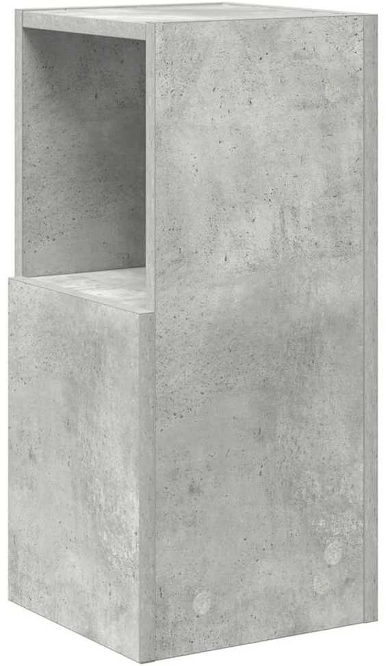 Kampinė spintelė 25,5x25x55cm Apdirbta mediena Betono pilka
