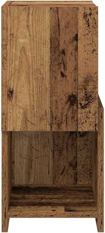 Kampinė spintelė 25,5x25x55cm Apdirbta mediena Senas medis