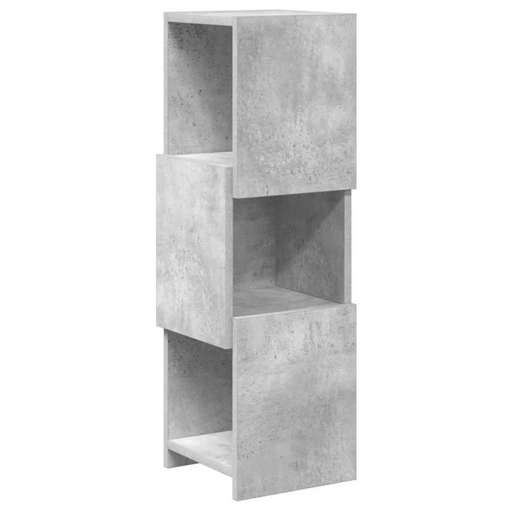 Kampinė spintelė 25,5x25x80cm Apdirbta mediena Betono pilka