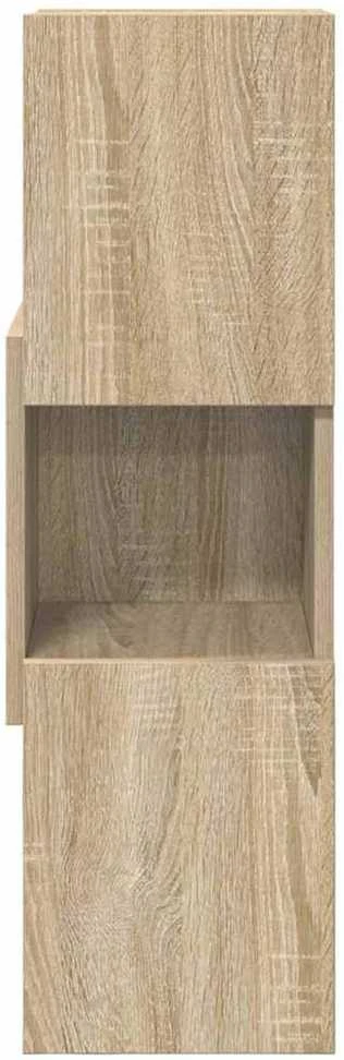 Kampinė spintelė 25,5x25x80cm Apdirbta mediena Sonoma ąžuolas