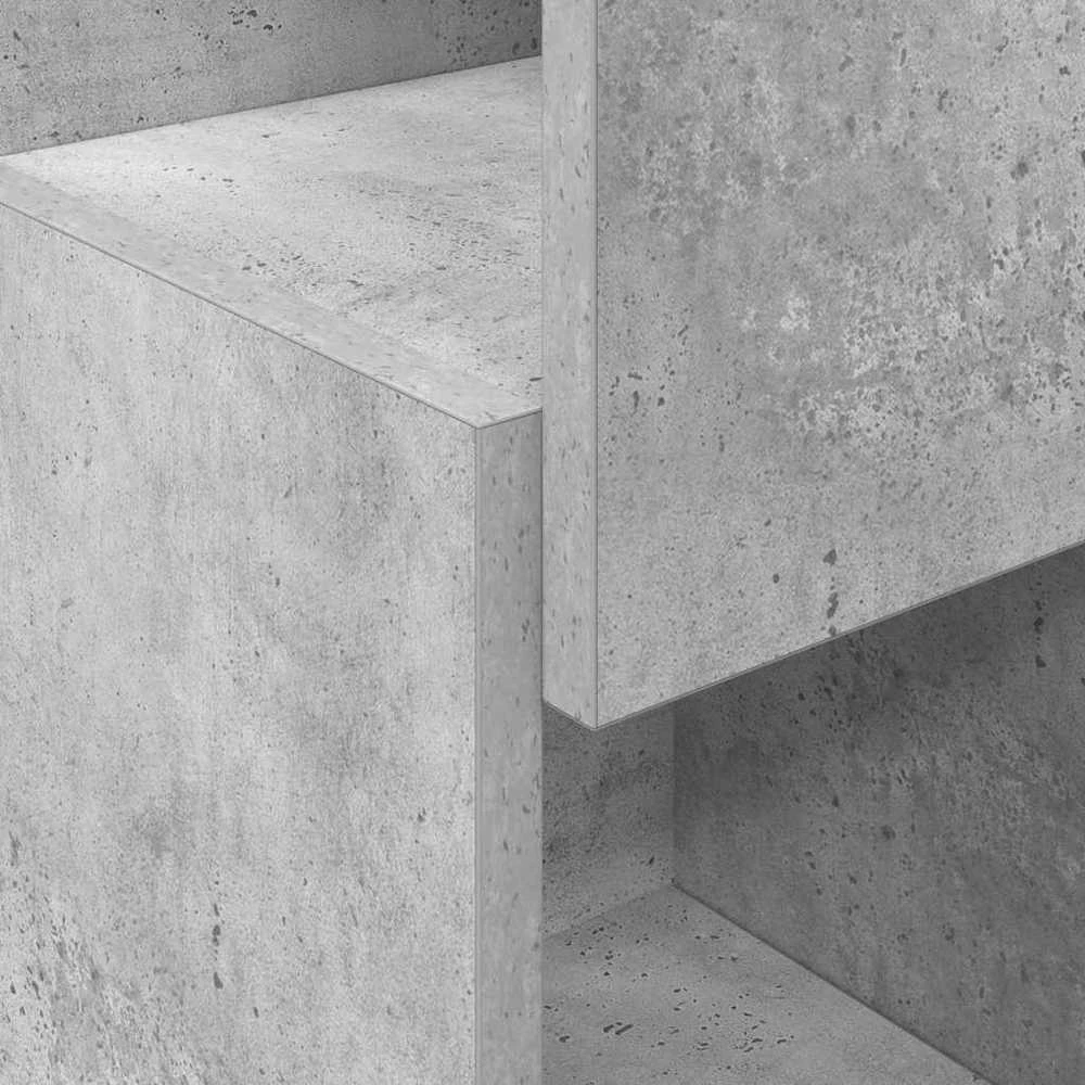 Kampinė spintelė 25,5x25x80cm Apdirbta mediena Betono pilka