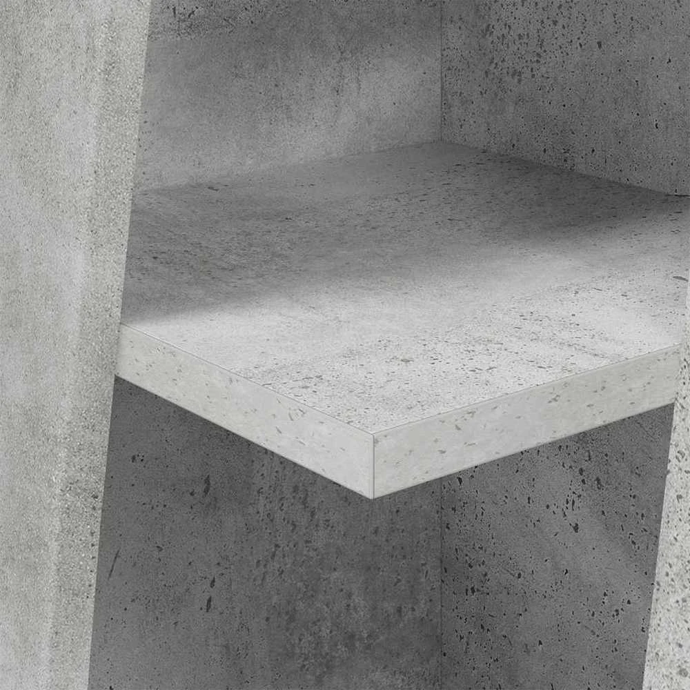 Kampinė spintelė 27,5x27x102cm Apdirbta mediena Betono pilka