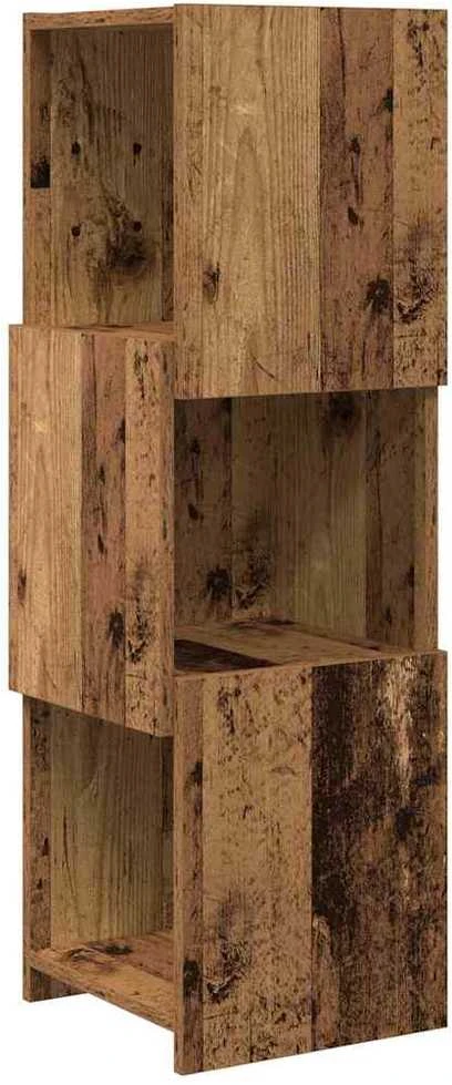 Kampinė spintelė 30,5x30x95cm Apdirbta mediena Senas medis