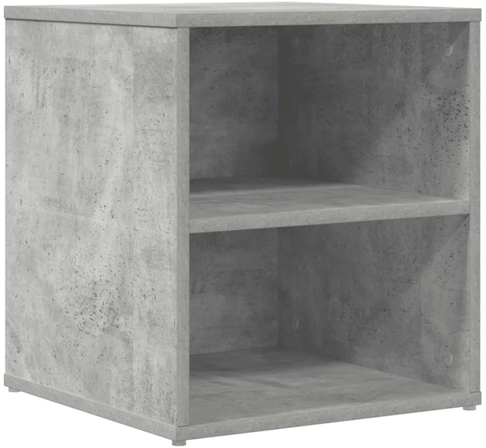Kampinė spintelė, betono pilkos spalvos, 160x40x45cm, mediena