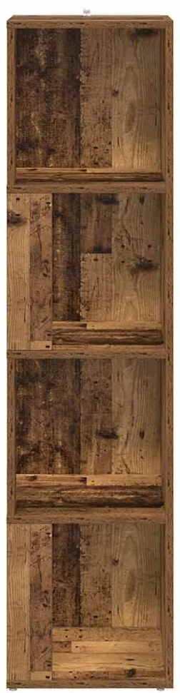 kampinė spintelė Old Wood 33x33x132 cm Engineered Wood
