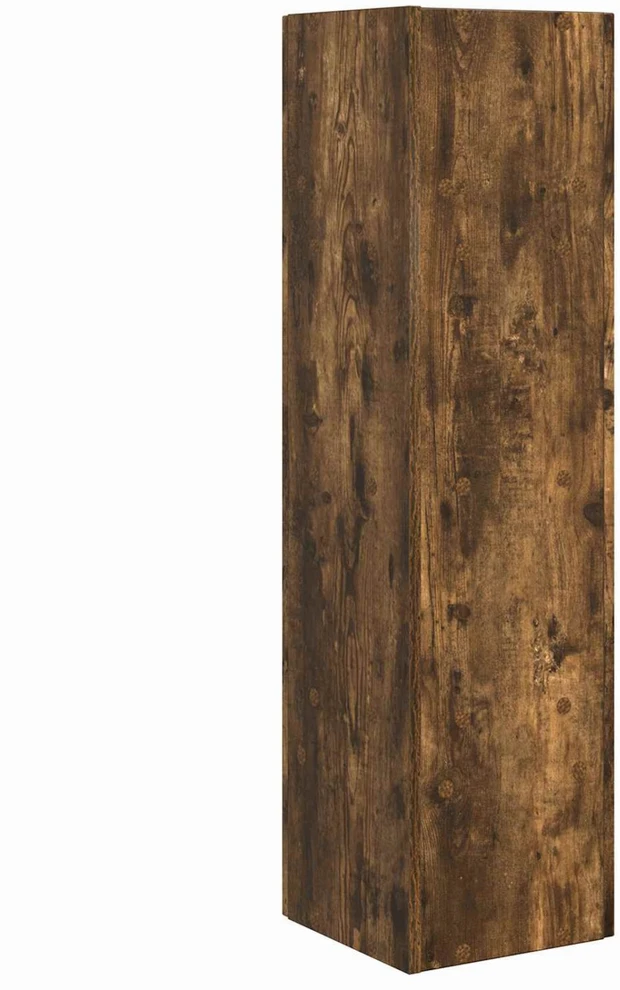 Kampinė spintelė 27,5x27x102cm Apdirbta mediena Rūkyta ąžuolas