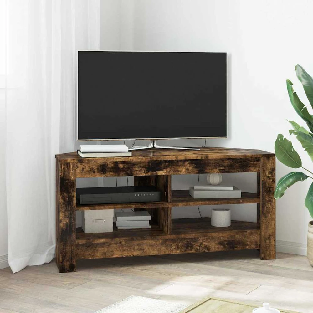 TV staliukas KampinėTVspintelė 102 x 40,5 x 45 cm Rūkyta ąžuolas