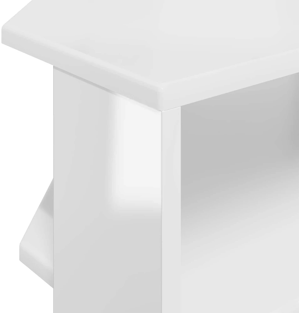 TV staliukas KampinėTVspintelė 100 x 40,5 x 45 cm Itin blizgi balta