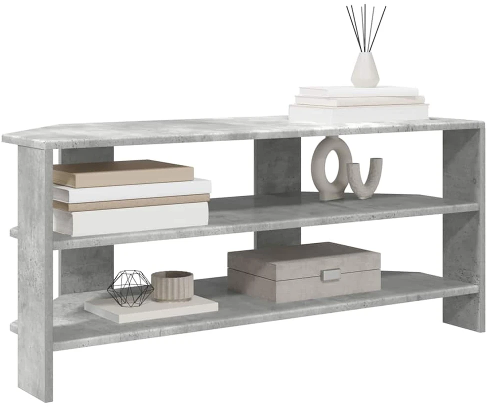TV staliukas KampinėTVspintelė 100 x 40,5 x 45 cm Betono pilka