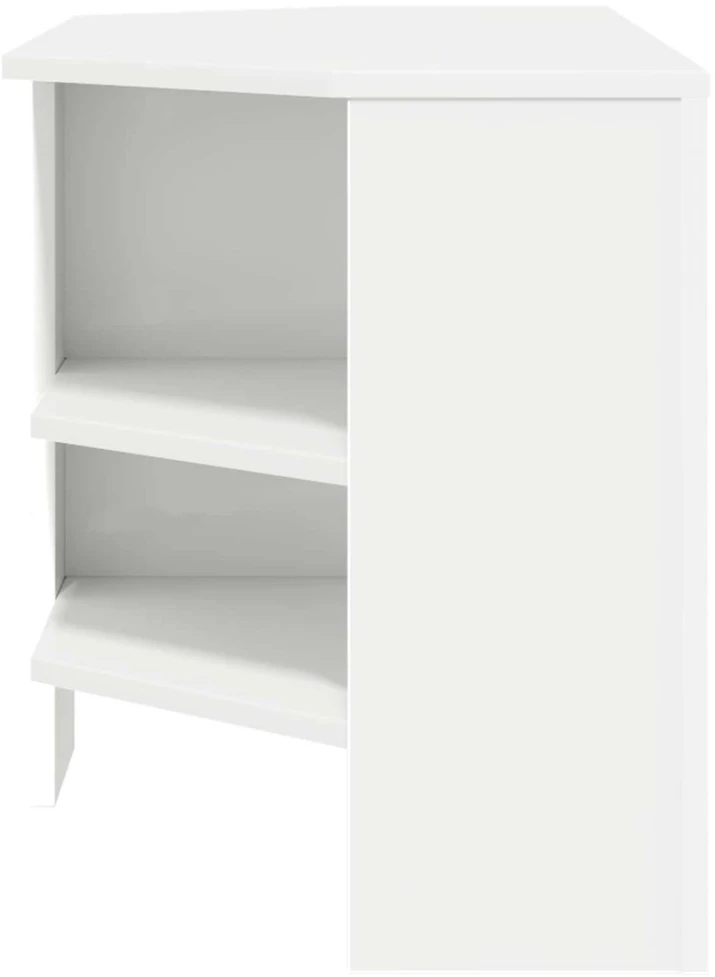 TV staliukas KampinėTVspintelė 102 x 40,5 x 45 cm Balta Apdirbta mediena