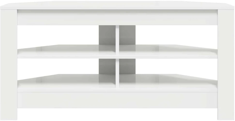 TV staliukas KampinėTVspintelė 102 x 40,5 x 45 cm Balta Apdirbta mediena