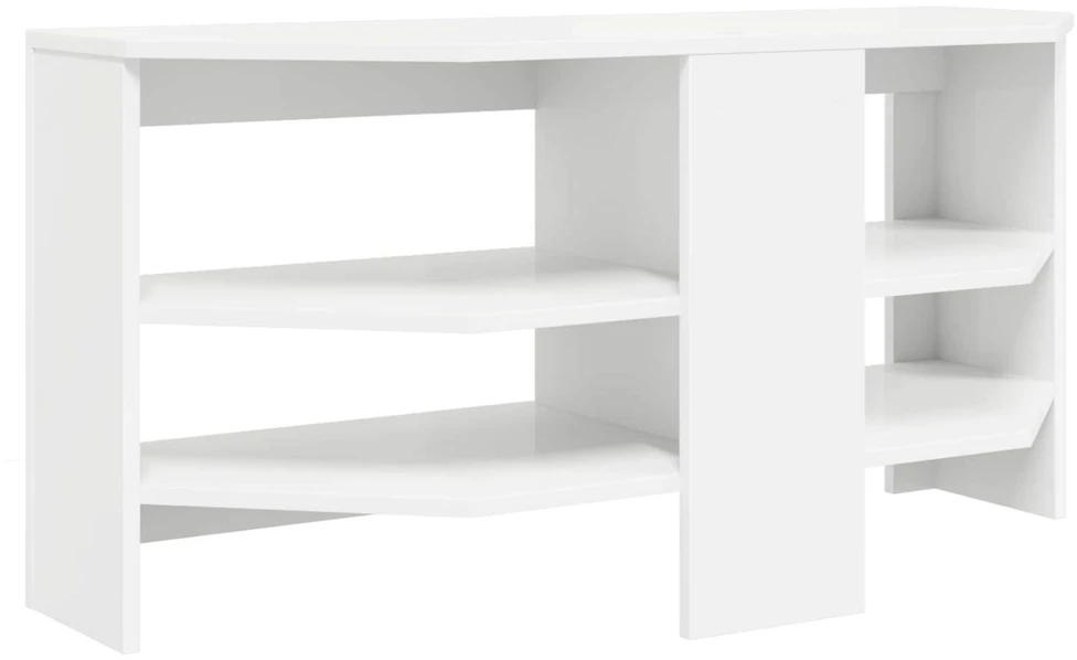 TV staliukas KampinėTVspintelė 102 x 40,5 x 45 cm Balta Apdirbta mediena