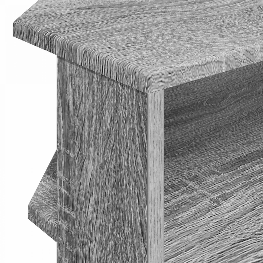 TV staliukas KampinėTVspintelė 102x40,5x45cm Pilkas Sonoma Apdirbta mediena