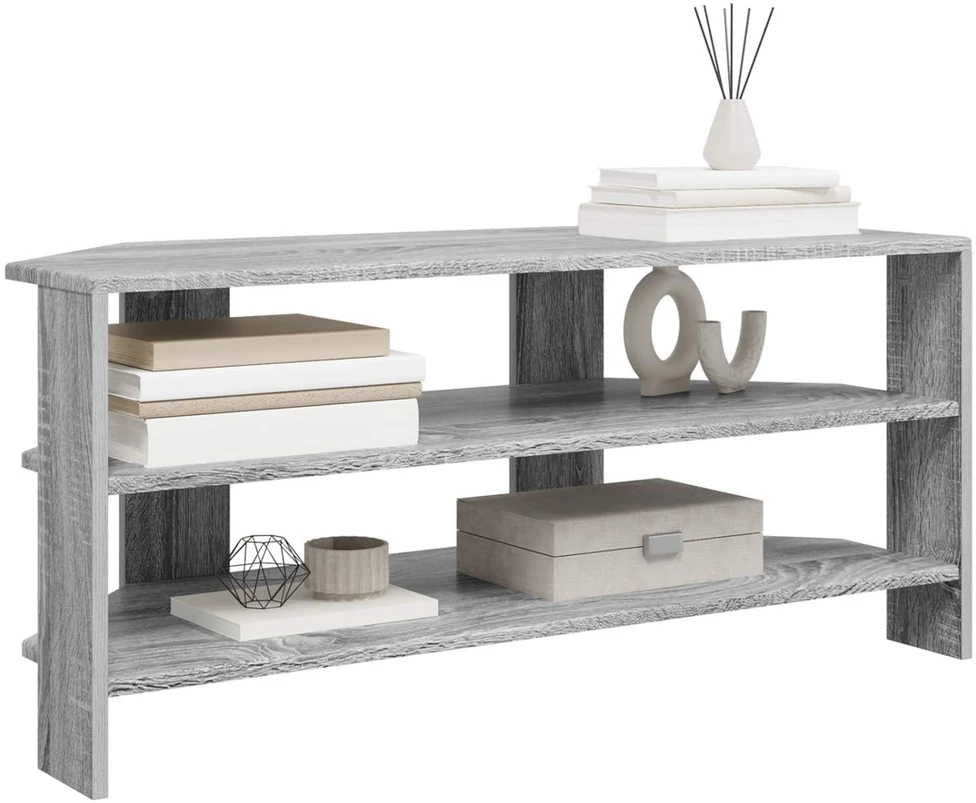TV staliukas KampinėTVspintelė 102x40,5x45cm Pilkas Sonoma Apdirbta mediena