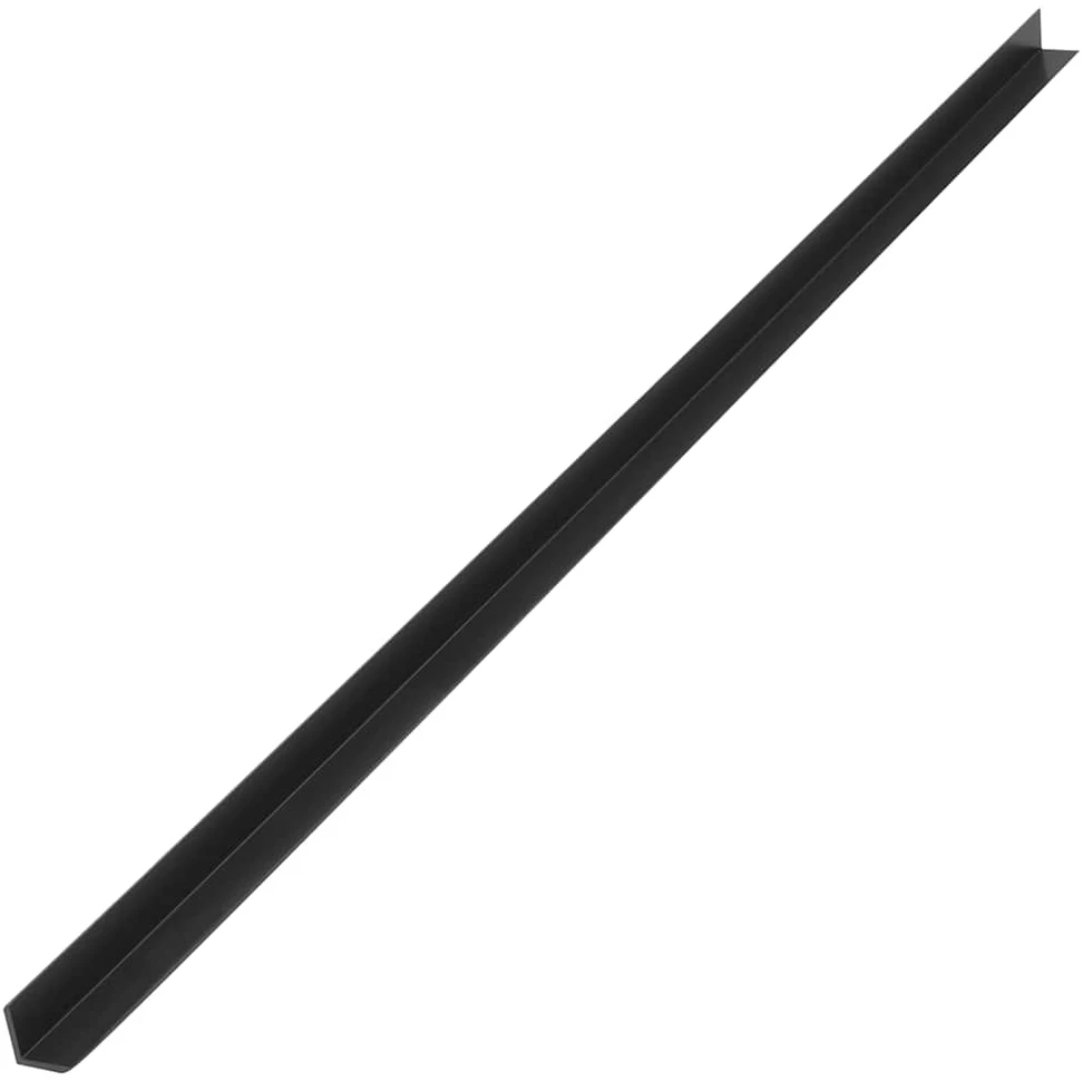 Kampiniai grindų dangos apvadai, 5vnt., pilki, 170cm, WPC