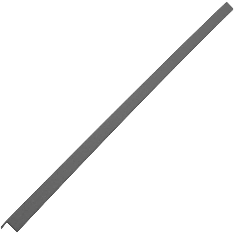 Kampiniai grindų dangos apvadai, 5vnt., pilki, 170cm, WPC