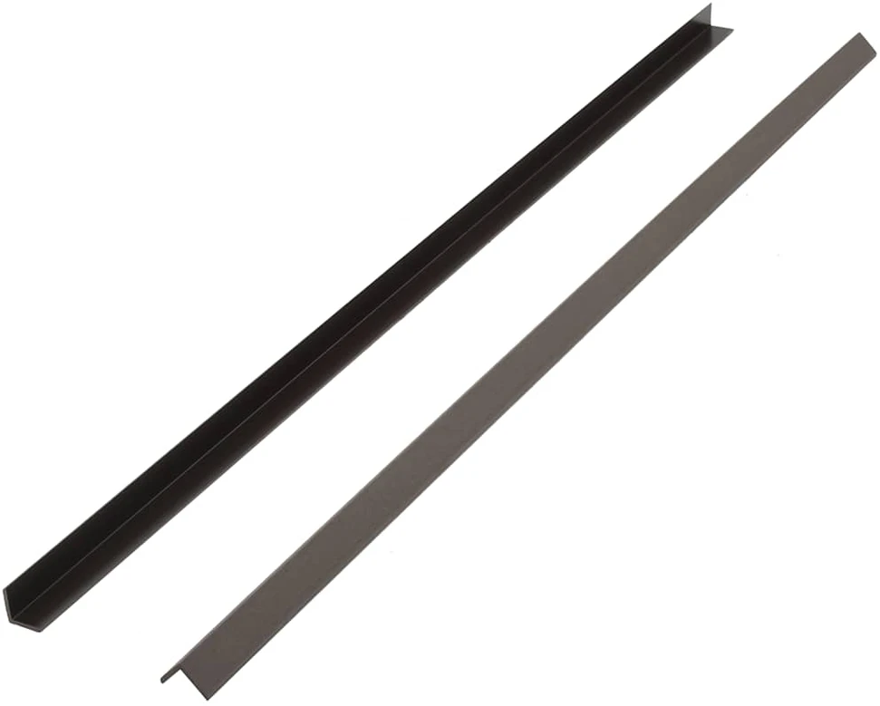 Kampiniai grindų dangos apvadai, 5vnt., rudi, 170cm, WPC