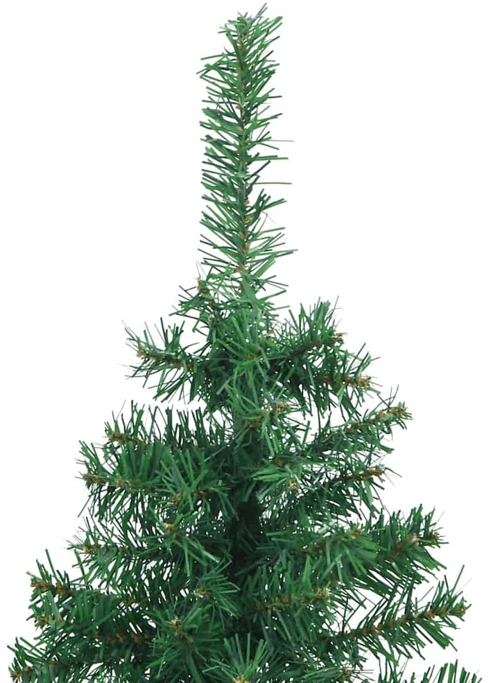 Kampinis dirbtinis Kalėdų medis Žalia 150 cm PVC ir metalas