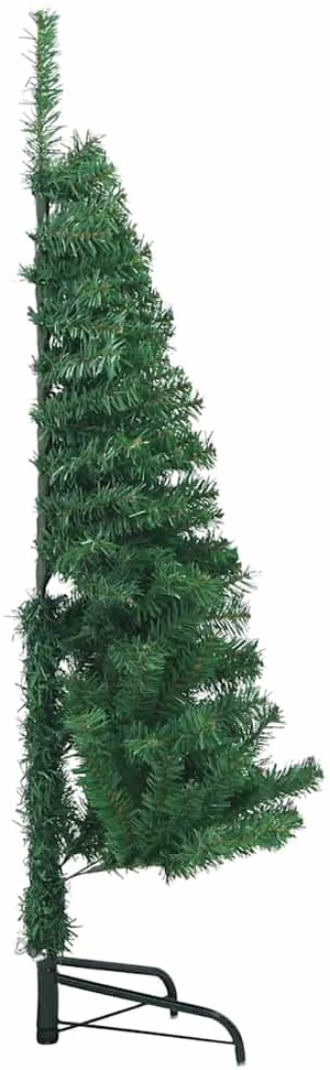 Kampinis dirbtinis Kalėdų medis Žalia 150 cm PVC ir metalas