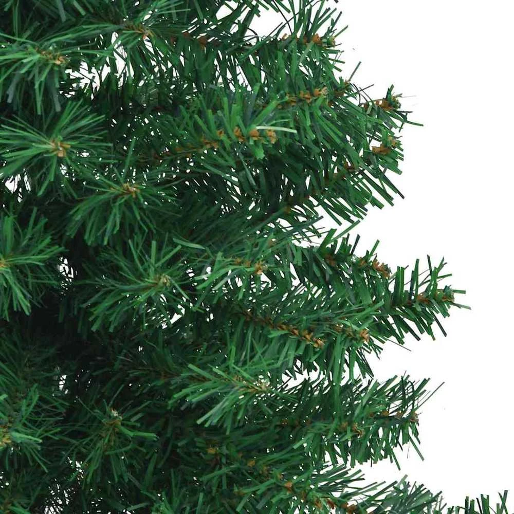 Kampinis dirbtinis Kalėdų medis Žalia 180 cm PVC ir metalas
