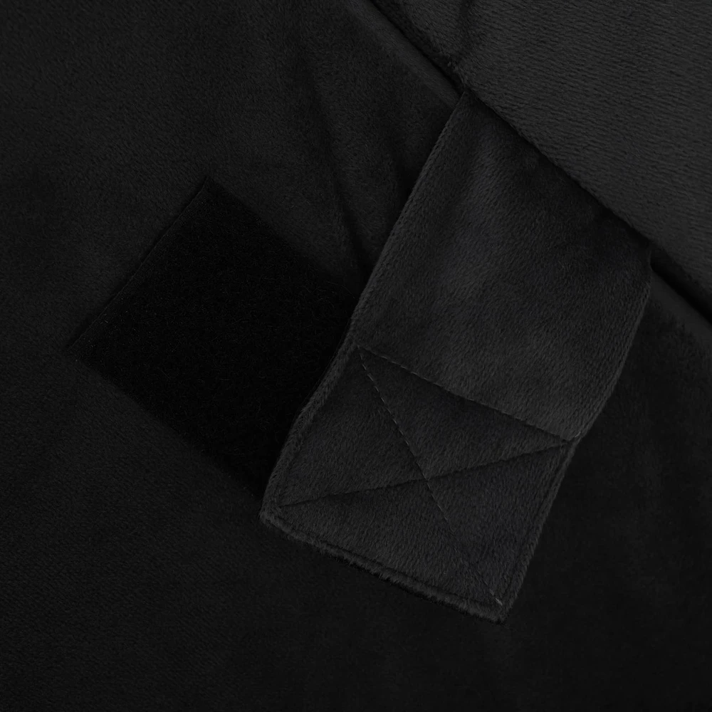 Kampinis pagalvė Juoda 55 x 55 x 26 cm Atminties putos
