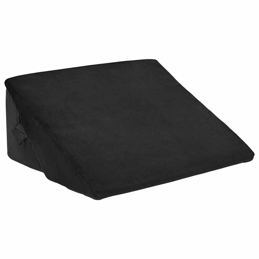 Kampinis pagalvė Juoda 55 x 55 x 26 cm Atminties putos