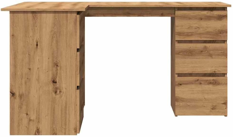 Kampinis rašomasis stalas, artisano, 145x100x76cm, mediena
