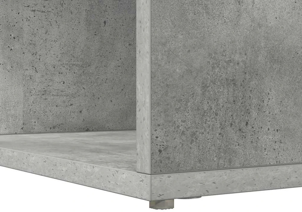 Kampinis rašomasis stalas Betono pilka 101,5 x 149,5 x 149,5 cm