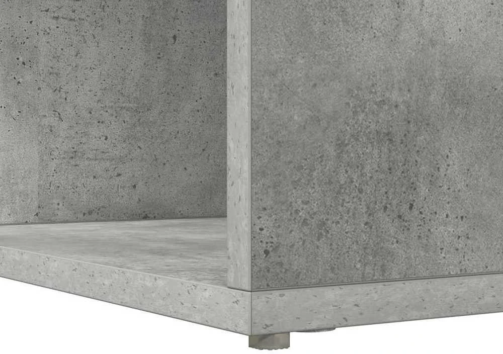 Kampinis rašomasis stalas Betono pilka 101,5 x 149,5 x 149,5 cm