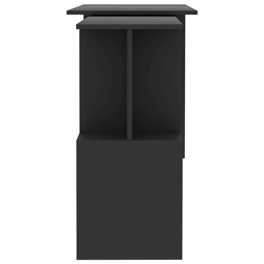 Kampinis rašomasis stalas, pilkas, 200x50x76cm, MDP