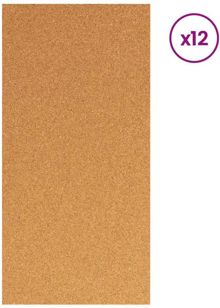 Kamščio plokštė 12 vnt. 100 x 50 x 0,5 cm Kamščiamedžio žievė