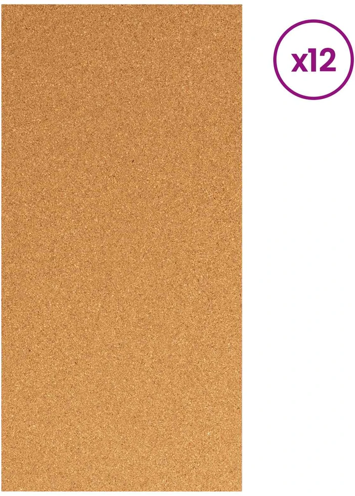 Kamščio plokštė 12 vnt. 100 x 50 x 0,5 cm Kamščiamedžio žievė