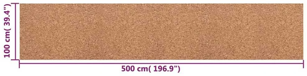Kamščio ritinėlis Ruda 100 x 500 x 0,2 cm Kamščiamedžio žievė