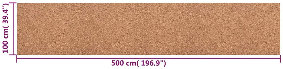 Kamščio ritinėlis Ruda 100 x 500 x 0,5 cm Kamščiamedžio žievė