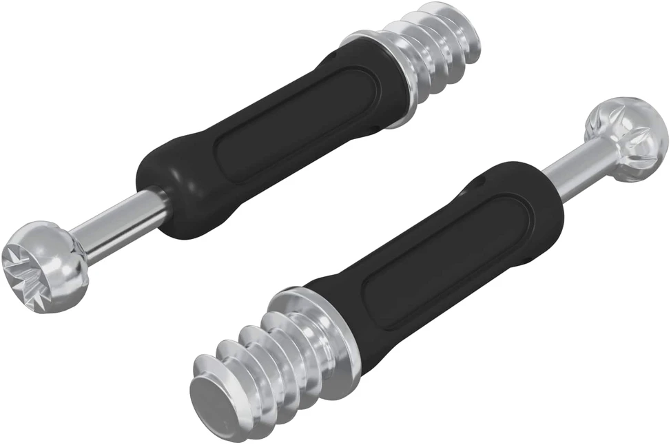 Kamščio varžtas 2 vnt. Sidabrinė ir juoda M6 x 40 mm Metalas